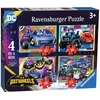 Ravensburger 4 dėlionės „Batwheels“, 12–24 det., nuo 3 m.