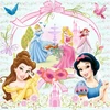 Ravensburger 4 dėlionės lagaminėlyje „Disney princesės“, 64–81 det., nuo 5 m.