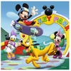 Ravensburger 4 dėlionės lagaminėlyje „Peliuko Mikio klubas“, nuo 3 m.