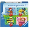 Ravensburger 4 dėlionės „Šunyčiai patruliai: keturi herojai“, nuo 3 m.
