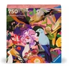 Ravensburger Dėlionė 750 vnt. - Spalvingi paukščiai ir gėlės