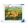 Ravensburger Dėlionė 500 vnt. - Liūtų šeima