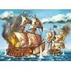 Ravensburger dėlionė „Piratų laivų mūšis“, 200 XXL det., nuo 8 m.