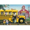 Ravensburger grindų dėlionė „Katinai ir mokyklinis autobusas“, 24 det.
