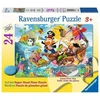 Ravensburger grindų dėlionė „Piratai: žemė matyti!“, 24 det., nuo 3 m.