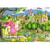 Ravensburger grindų dėlionė „Princesė ir pasakų pilys“, 24 det., nuo 3 m.