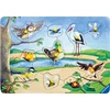Ravensburger medinė dėlionė vaikams „Kas skraido?“, 10 det., nuo 2 m.