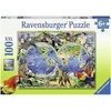 Ravensburger Dėlionė 100 vnt. - Pasaulio gyvūnai