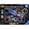 Puzzle 100: How to Train Your Dragon - švytinti RAVENSBURGER dėlionė