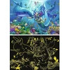 Ravensburger tamsoje šviečianti dėlionė „Jūrų rojus“, 200 XXL det., nuo 8 m.
