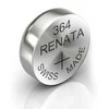 Renata 364 SR621SW sidabro oksido laikrodžių baterijos, 10 vnt.