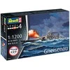 Revell Gneisenau karo laivo modelis 1:1200 dovanų rinkinys