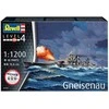 Revell Gneisenau karo laivo modelis 1:1200 dovanų rinkinys