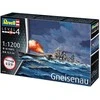 Revell Gneisenau karo laivo modelis 1:1200 dovanų rinkinys