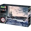 Revell USS Enterprise CV-6 laivo rinkinys su dažais, 1/1200