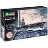 Revell USS Enterprise CV-6 laivo rinkinys su dažais, 1/1200