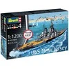 Revell USS New Jersey karo laivo modelis 1:1200 dovanų rinkinys