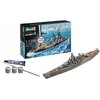 Revell USS New Jersey karo laivo modelis 1:1200 dovanų rinkinys