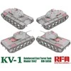 RFM Rye Field KV-1 tankas 1942 bokštas plastikinis modelis 1/35