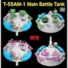 RFM Rye Field T-55AM-1 tanko modelis 1/35 su judančiais vikšrais
