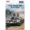 RFM T-55A tanko plastikinis modelis su pilnu interjeru 1:35