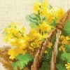RIOLIS – Create It Yourself – Siuvinėjimo rinkinys „Geltoni rapsai“ 1502 (25x25 cm)