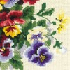 RIOLIS - Create It Yourself - Siuvinėjimo rinkinys „Našlaitės“ 1516 (20x20 cm)