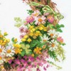 RIOLIS - Create It Yourself - Siuvinėjimo rinkinys „Vainikas su ugniažole“ 1456 (30x30 cm)