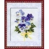 RIOLIS - Create It Yourself - Siuvinėjimo rinkinys „Našlaitės“ 792 (13x16 cm)