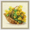 RIOLIS – Create It Yourself – Siuvinėjimo rinkinys „Geltoni rapsai“ 1502 (25x25 cm)