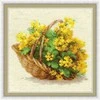 RIOLIS – Create It Yourself – Siuvinėjimo rinkinys „Geltoni rapsai“ 1502 (25x25 cm)