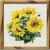 RIOLIS - Create It Yourself - Siuvinėjimo rinkinys „Saulėgrąžos“ 776 (40x40 cm)