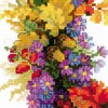 RIOLIS - Create It Yourself - Siuvinėjimo rinkinys „Vainikas su kviečiais“ 1537 (30x30 cm)