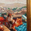 Riolis Siuvinėjimo kryželiu rinkinys „Stambulo katės“ 40 x 30 cm