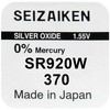 Seizaiken 370 SR920W sidabro oksido laikrodžių baterijos 10 vnt.