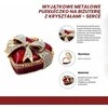 SIAM FASHION JEWELRY CO., LTD. Metalinė širdelės papuošalų dėžutė su kristalais – romantiška dovana