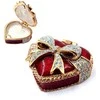 SIAM FASHION JEWELRY CO., LTD. Metalinė širdelės papuošalų dėžutė su kristalais – romantiška dovana