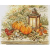 Siuvinėjimo kryželiu rinkinys „Ruduo žibinto šviesoje“ Luca-S 36x29 cm