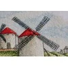 Siuvinėjimo kryželiu rinkinys Vėjo malūnai, 14 ct, 39x18 cm, Abris Art