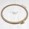 Nurge Pazarlama Nurge buko medienos siuvinėjimo lankelis 25 cm 100-6