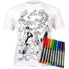 Splat Planet marškinėliai su flomasteriais, Looney Tunes, Dydis: 3 - 4 metai