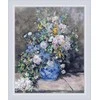 Riolis Kryželiu siuvinėjimo rinkinys "Pavasario puokštė pagal P. A. Renoir paveikslą" 40x50 SR2137