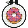 DIMENSIONS Simplicity Creative Corp Kryželių siuvinėjimo rinkinys su lankeliu "Donut" D72-75972