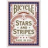 Bicycle Stars &amp; Stripes žaidimo kortos – JAV vėliavos dizainas, pokeriui