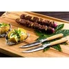 Japoniško plieno steiko peilių rinkinys STYLE DE VIE Olive Forged, 4 vnt.