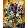 SuperColor Tapyba Pagal Skaičius: „Alyvų vaza“ 40x50 cm