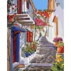 SuperColor Tapyba Pagal Skaičius: „Graikijos gatvelė“ 40x50 cm