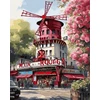 SuperColor Tapyba Pagal Skaičius: „Moulin Rouge“ 40x50 cm