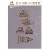 Takom Caterpillar D9 buldozeris 1/72 plastikinis modelis rinkimui