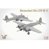 Takom Henschel Hs 129 B-3 1/48 su interjeru, plastikinis modelis 48002